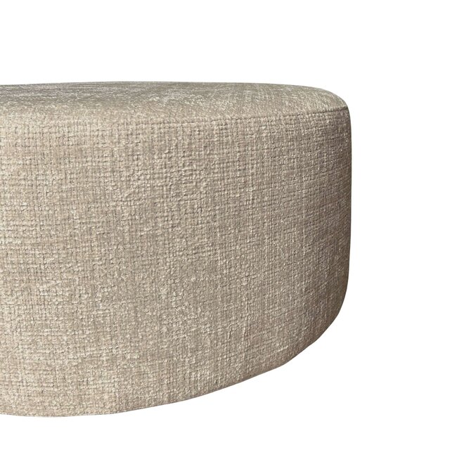 MySofa Hocker Rond 80 cm – Cremona 14 Taupe | MySofa by Starfurn