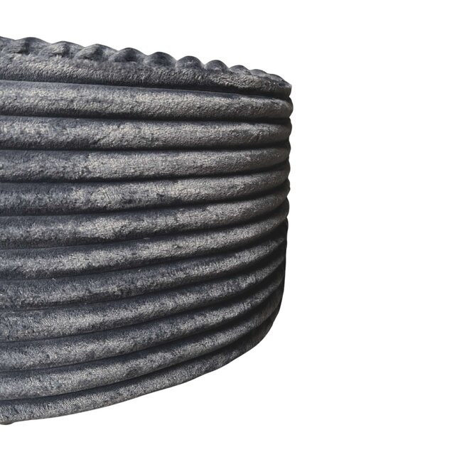 MySofa Hocker | Rond | 60 cm | Tilia 85 | Antraciet