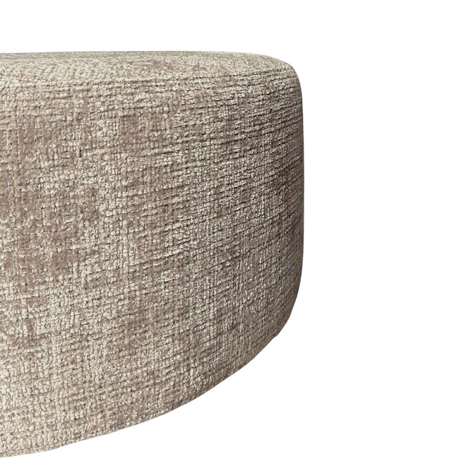 MySofa Hocker | Rond | 60 cm | Cremona 14 | Taupe