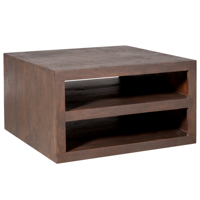 Starfurn Salontafel Brussel Bruin | 80x80 cm Mangohout – Starfurn