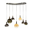 WoonStijl Hanglamp 4+3L Cluster