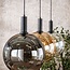WoonStijl Hanglamp 3L Sfera tricolore artic zwart