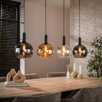 WoonStijl Hanglamp 4L Sfera tricolore WoonStijl Hanglamp 4L Sfera tricolore