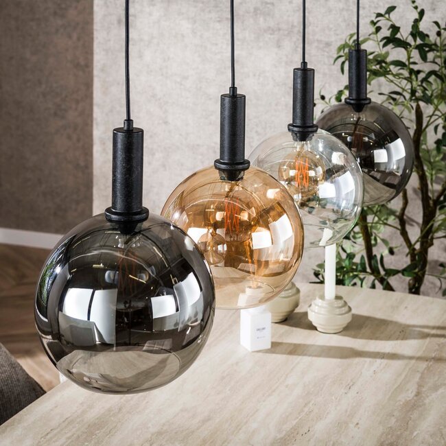 WoonStijl Hanglamp 4L Sfera tricolore