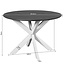 Starfurn Eettafel Madison Brown | 110 cm | Poot Black