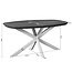 Starfurn Eettafel Madison Brown | 160 cm | Deens Ovaal | Poot Black