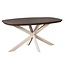 Starfurn Eettafel Madison Brown | 160 cm | Deens Ovaal | Poot Sand