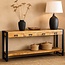 Benoa Sidetable mango met 4 lades en onderblad 180 cm