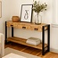 Benoa Sidetable mango met 3 lades en onderblad 150 cm