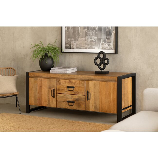 Benoa TV meubel Industrial Mango 150 cm