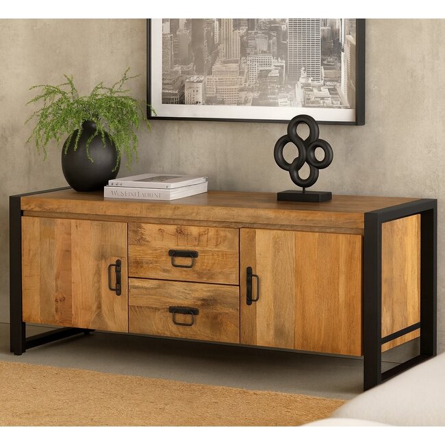 Benoa TV meubel Industrial Mango 150 cm