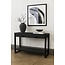 Benoa Sidetable zwart mango met 2 lades en onderblad