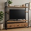 Benoa TV wandmeubel mango met 3 lades