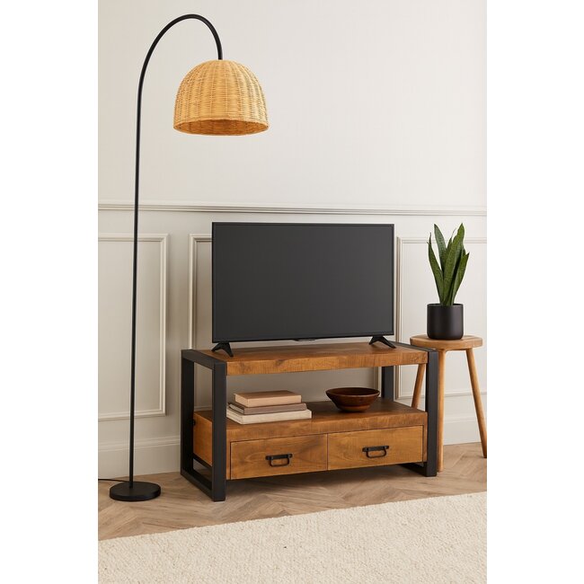 Benoa TV meubel Industrial Mango met 2 lades