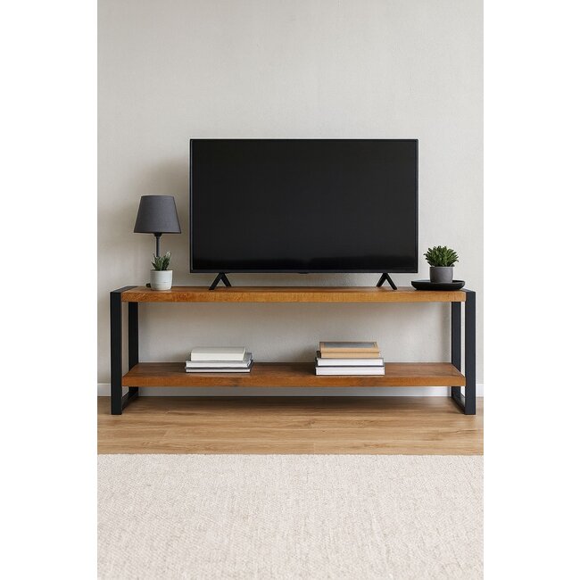 Benoa TV meubel Industrial Mango - 120 cm
