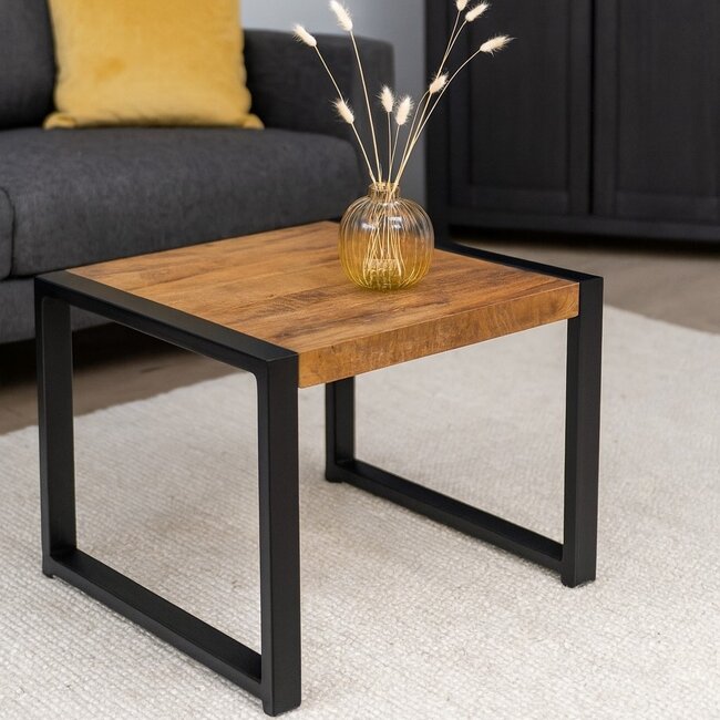Benoa Bijzettafel Industrial Mango