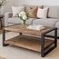Benoa Salontafel Industrial Mango met onderblad