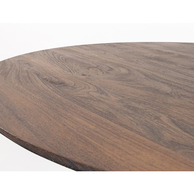 MySons Eettafel Gemini Ø150, Acacia Marron Bruin