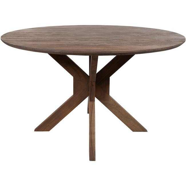 MySons Eettafel Gemini Ø150, Acacia Marron Bruin