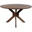 MySons Eettafel Gemini Ø130, Acacia Marron Bruin