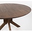 MySons Eettafel Gemini Ø130, Acacia Marron Bruin