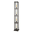 WoonStijl Vloerlamp 4L Quadra Artic Zwart