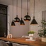 WoonStijl Hanglamp 5L Metallo mix Sienne bruin