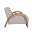 Label51 Fauteuil Viggo Naturel boucle - naturel eiken