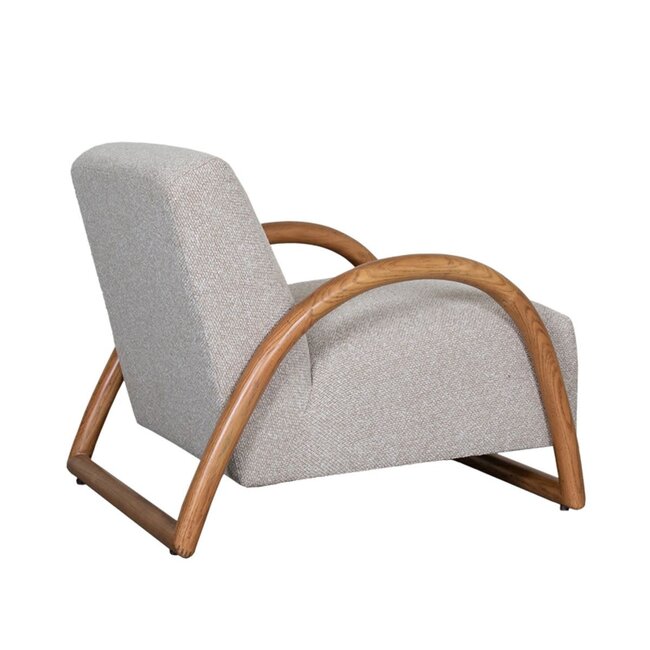 Label51 Fauteuil Viggo Naturel boucle - naturel eiken