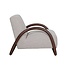 Label51 Fauteuil Viggo Naturel Boucle - Walnoot eiken