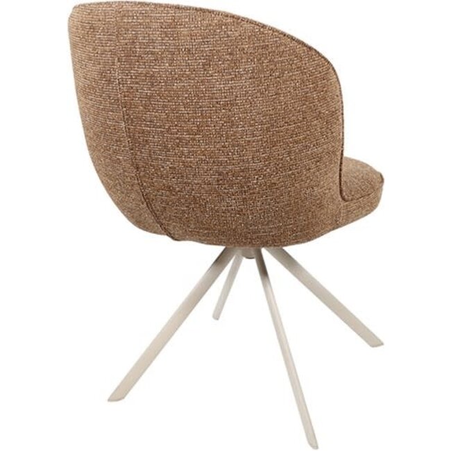 Nijwie Eetkamerstoel Kate - draaipoot 360 - Present Autumn 273