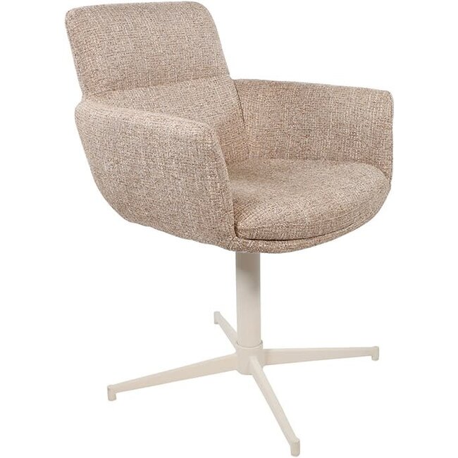 Nijwie Eetkamerstoel William - draaipoot 360 - Hazel 170