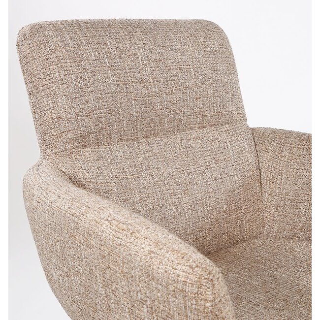 Nijwie Eetkamerstoel William - draaipoot 360 - Hazel 170