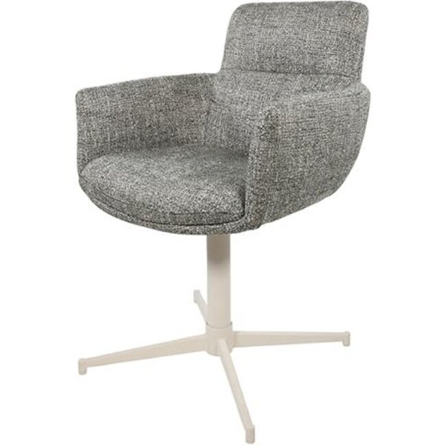 Nijwie Eetkamerstoel William - draaipoot 360 - Groen 356