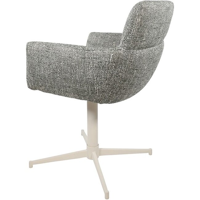 Nijwie Eetkamerstoel William - draaipoot 360 - Groen 356