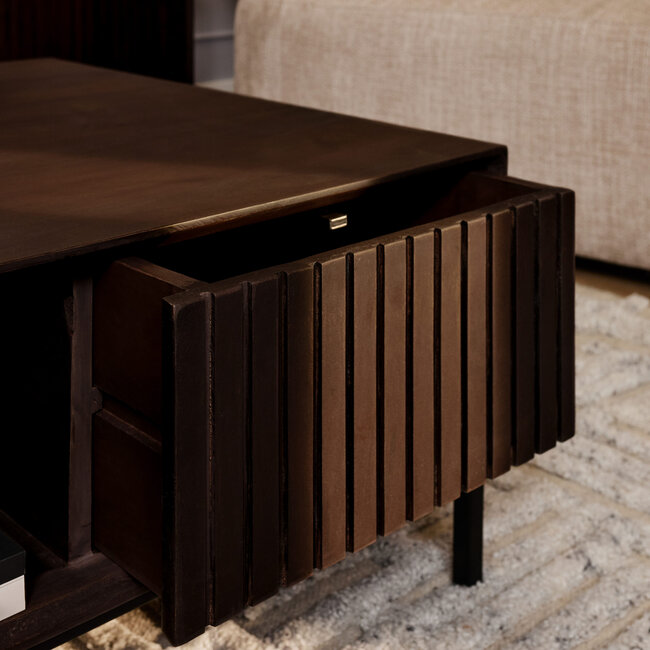 Starfurn Salontafel Madison Brown | 80 cm | Vierkant