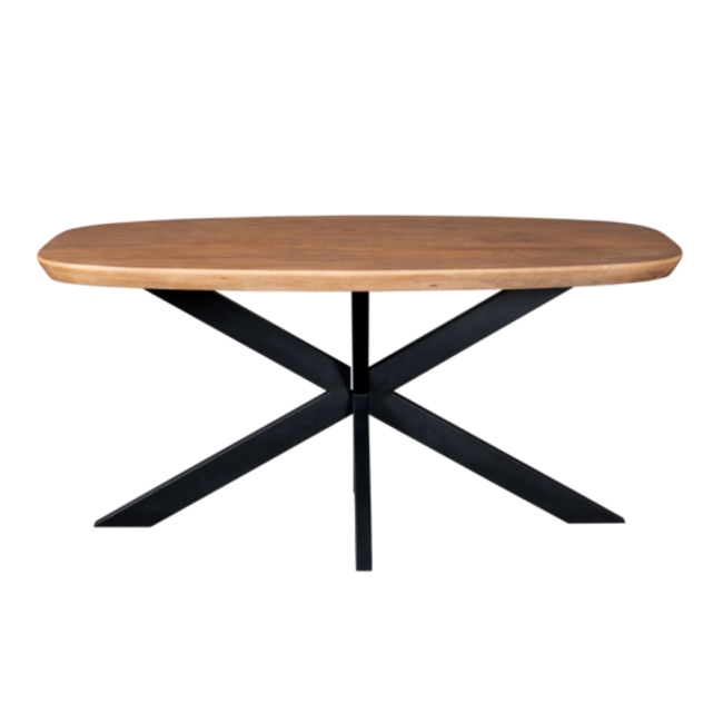 Starfurn Eettafel Madison Naturel | 160 cm | Deens ovaal