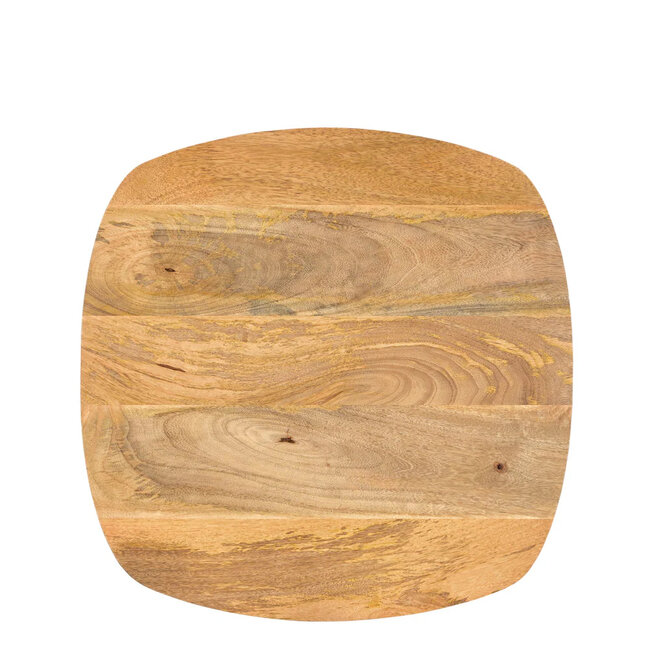 Benoa Bijzettafel Deens Ovaal Runa met Houten Onderstel 60 cm