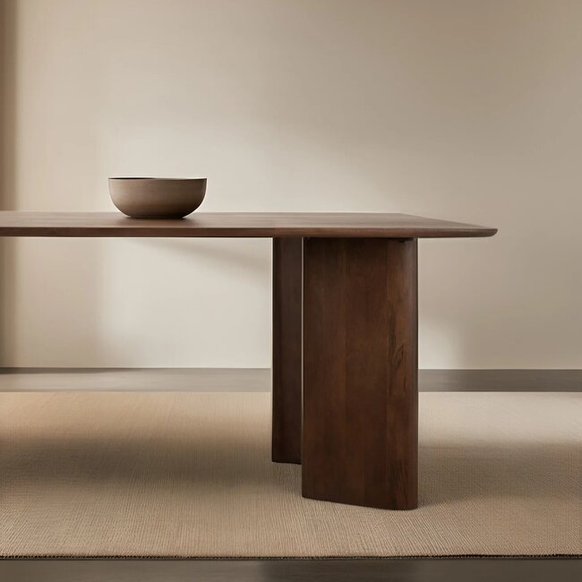 Benoa Eettafel Jade rechthoek bruin mango 220 cm