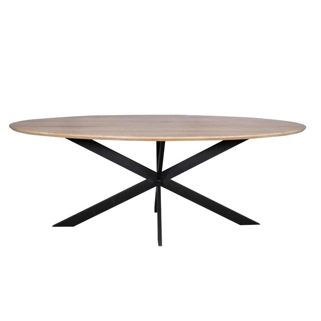 Starfurn Eiken eettafel Ferris | Ovaal 180 cm | Naturel