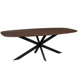 Starfurn Eiken eettafel Ferris | Deens Ovaal 240 cm | Brown
