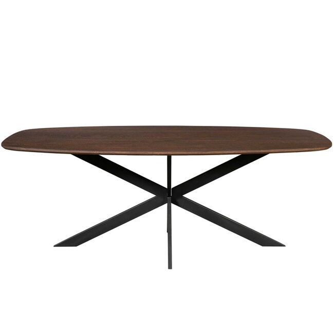 Starfurn Eiken eettafel Ferris | Deens Ovaal 200 cm | Brown