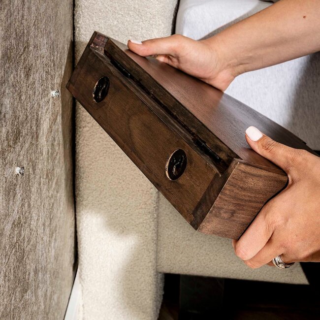 WoonStijl Nachtkastje Cove met lade - set van 2 nachtkastjes