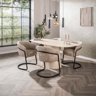 WoonStijl Eettafel Centro 180