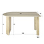 WoonStijl Eettafel Romano Arch 1-side 140