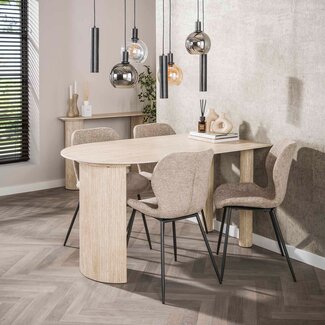 WoonStijl Eettafel Romano Arch 1-side 140