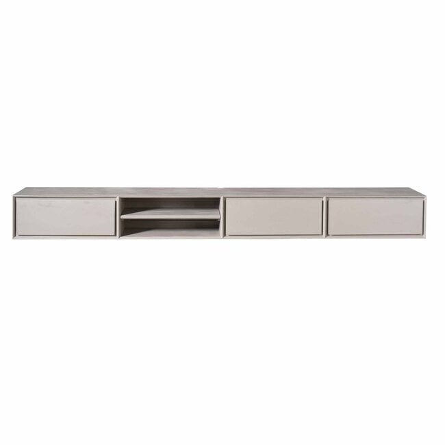 Starfurn Zwevend tv meubel Ambiance Taupe | 280 cm