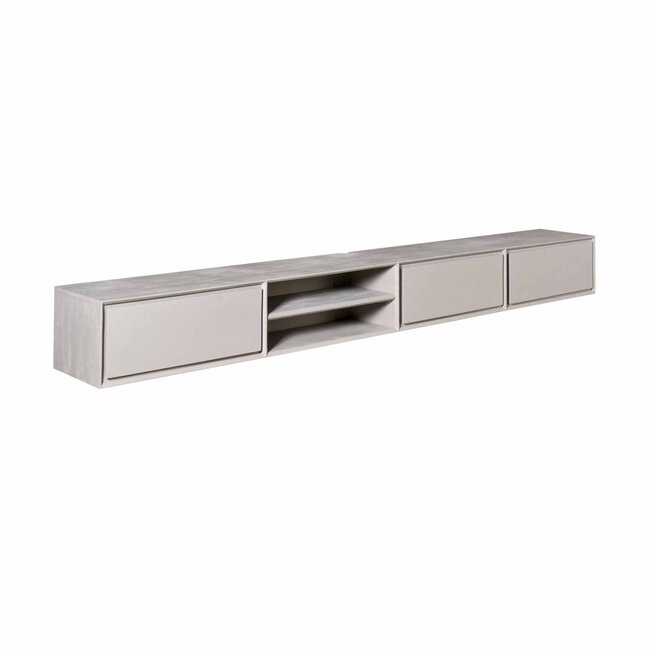 Starfurn Zwevend tv meubel Ambiance Taupe | 280 cm