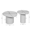 Starfurn Salontafel Mirre | Brown | Set van 2
