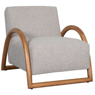 Label51 Fauteuil Viggo Naturel boucle - naturel eiken